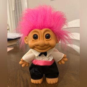 Pink Hair Troll Doll